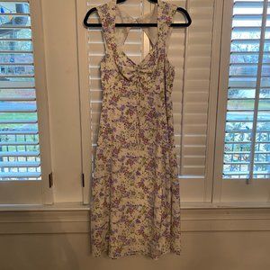 Cream & Floral Dress - ASTR The Label Brand - Size M